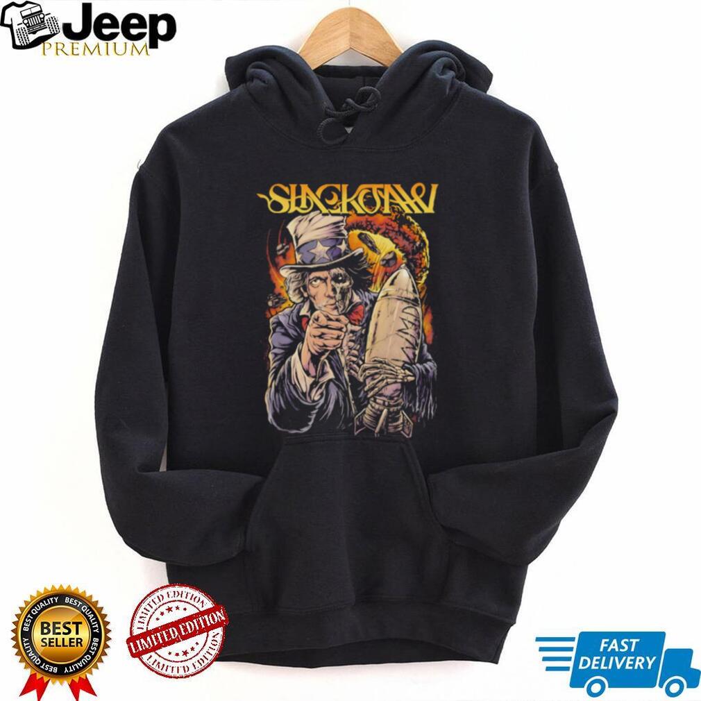 Sick Of It All Uncle Sam Skeleton Nuclear Bomb Punk Rock T Shirt