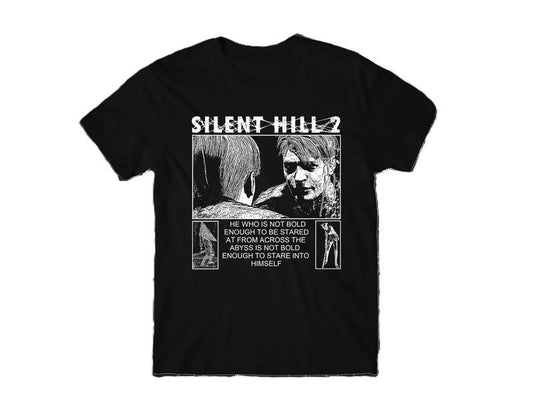 Silent Hill 2 - Limited Abyss T-Shirt Menswear Top Underwear Tshirt Streetwear Man Tropical Crewneck Shortsleeve Round Neck Casual