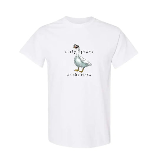 Silly Goose Sweatshirts, Funny Sweatshirts, Minimalist Hoodies for Women, Gifts for Men, Unisex Silly Goose on a T-shirt,...