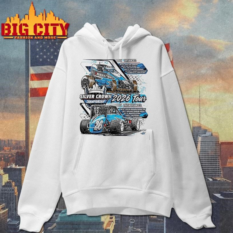 Silver Crown Championship 2026 Tour Dirt Races Pavement Races Usac Shirt