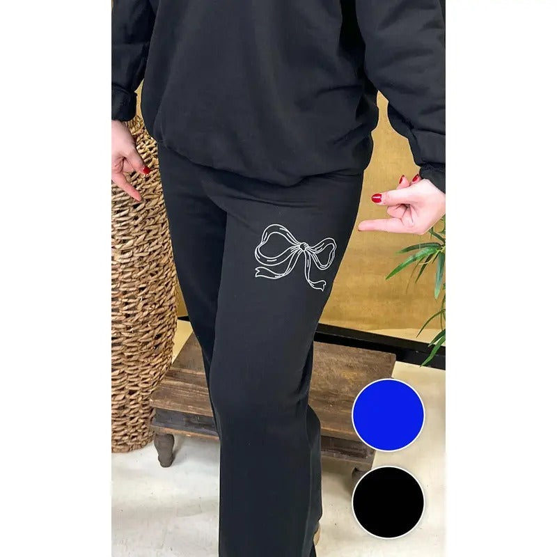Simple Bow Graphic Sweatpants T-Shirts, Hoodie, Sweatshirt | WearSparks.com