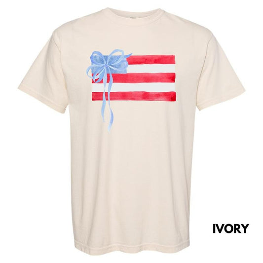 Simple USA Flag Comfort Colors T-Shirt 'NLB'
