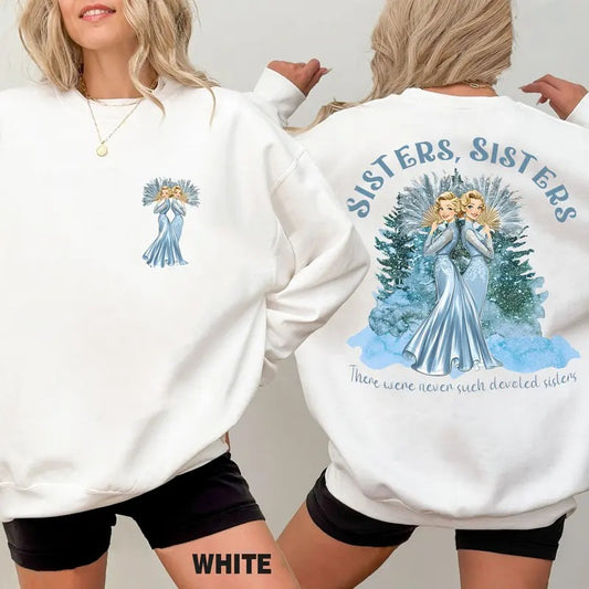 Sisters Sisters Sweatshirt, White Christmas Movie Sweatshirt, Haynes Sisters Crewneck, Christmas White Movie 1954 Sweatshirt Womenswear Hoodie