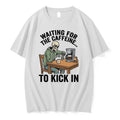 Skeleton Waiting For The Caffeine To Kick In Tshirts Sweater