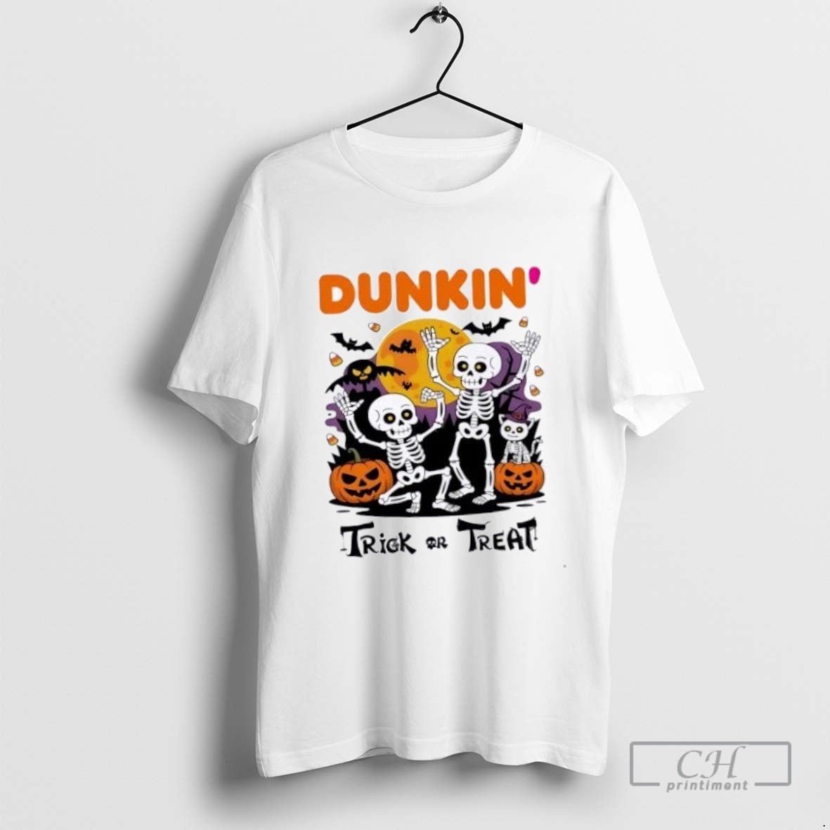 Skeleton X Dunkin Donuts Trick Or Treat Halloween