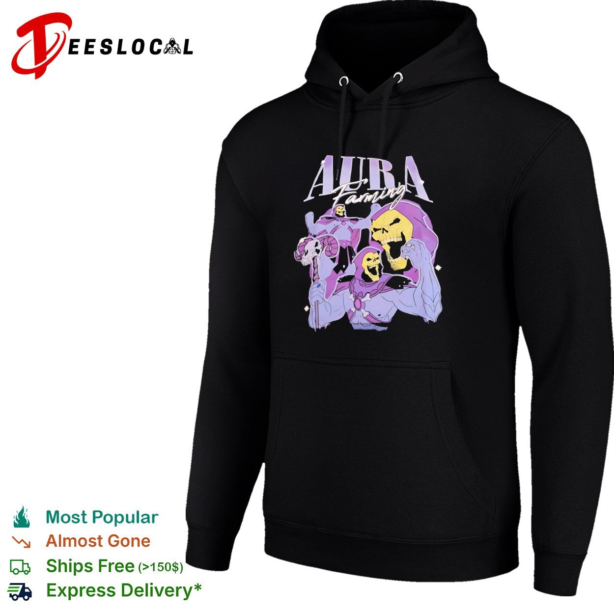 Skeletor Aura Farming Masters of the Universe shirt