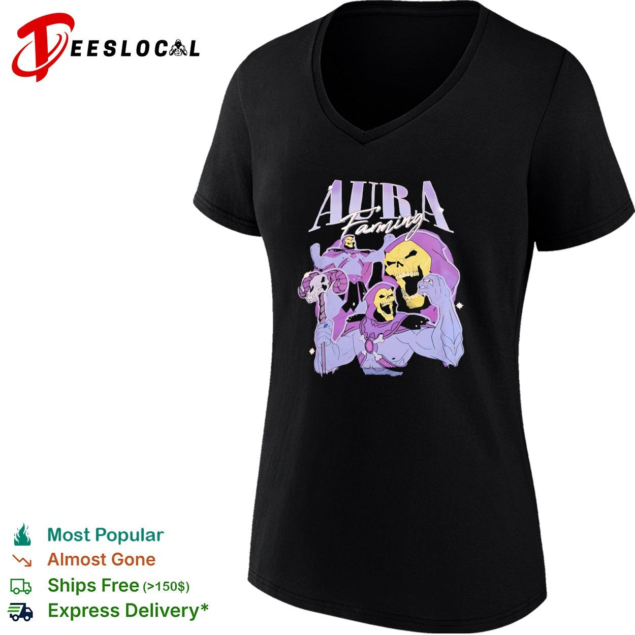 Skeletor Aura Farming Masters of the Universe shirt