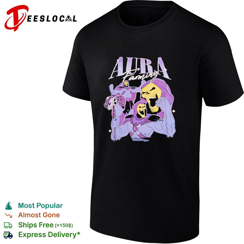 Skeletor Aura Farming Masters of the Universe shirt