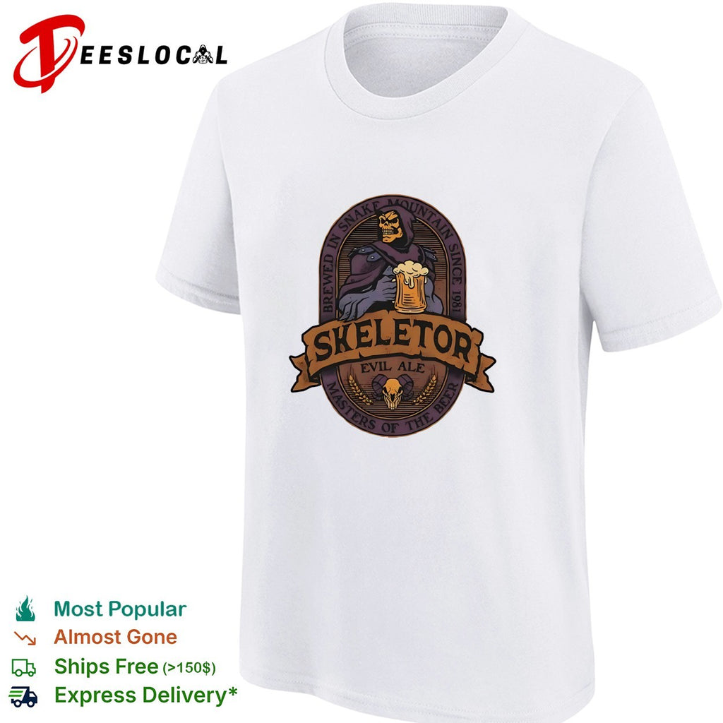 Skeletor evil ale brewed in Snake Mountain shirt
