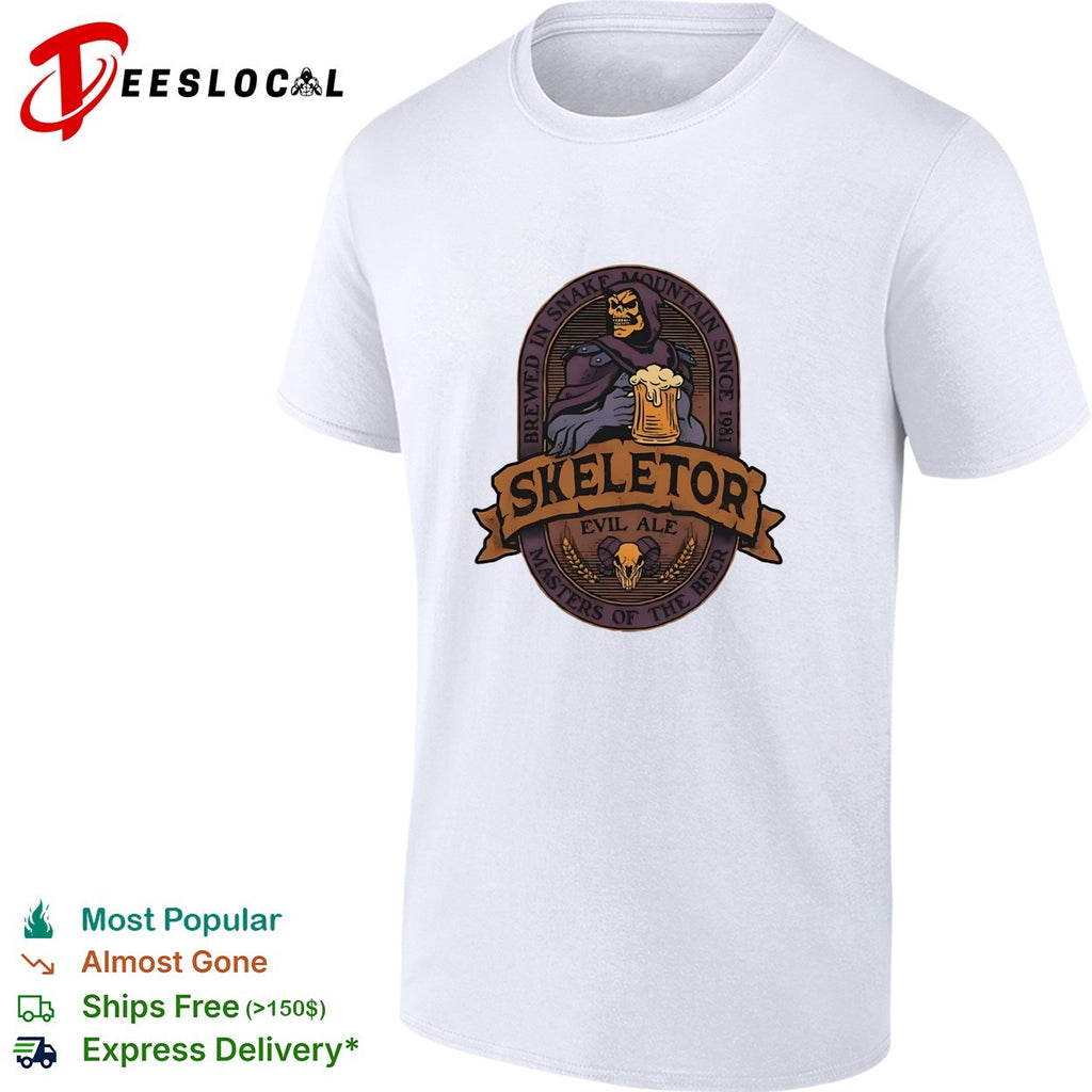 Skeletor evil ale brewed in Snake Mountain shirt