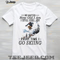 Skiing Athlete Winter Sports Mountain Life T Shirt