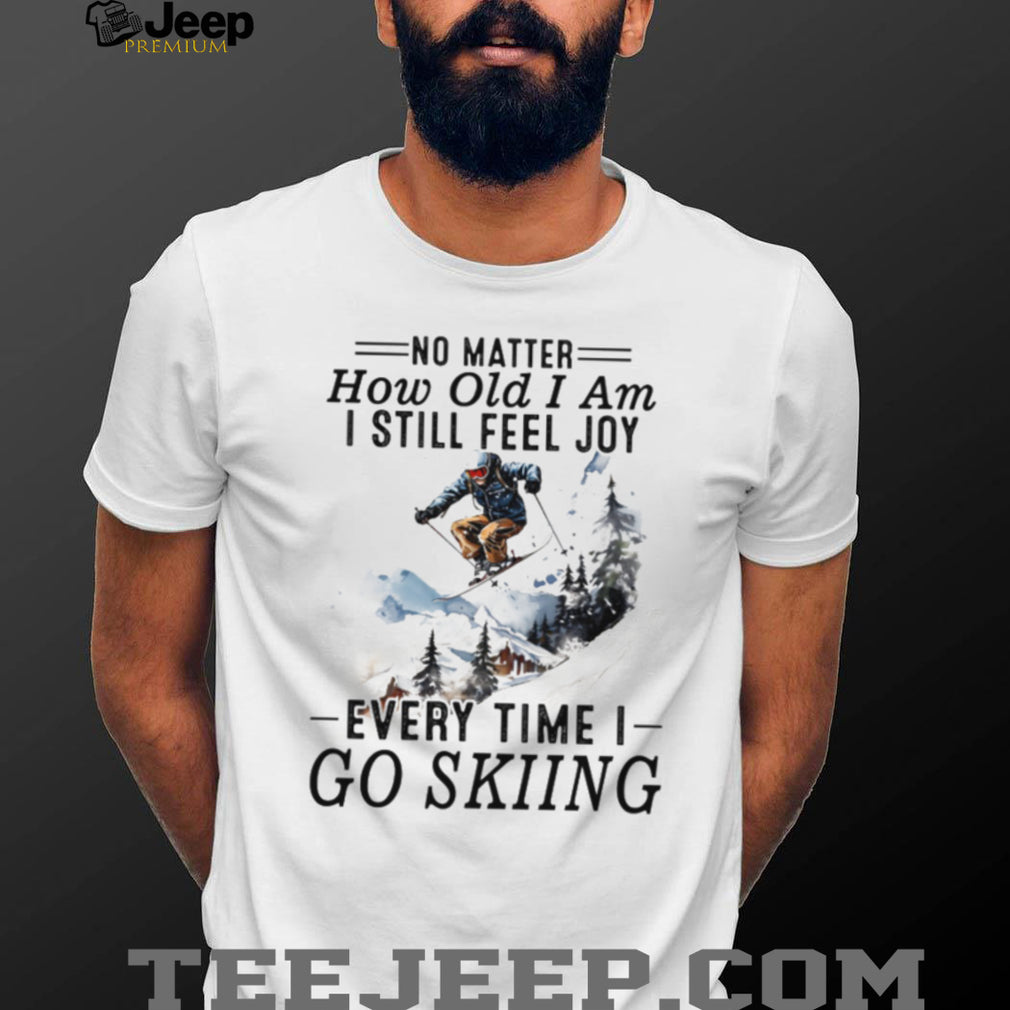 Skiing Athlete Winter Sports Mountain Life T Shirt