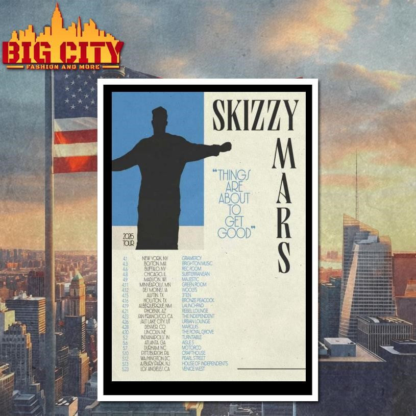 Skizzy Mars 2026 North American Tour Poster Shirt