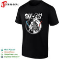 Sky vs Sky Luke Skywalker Darth Vader lightsaber duel shirt