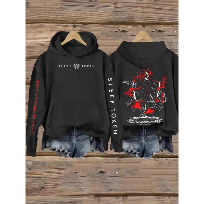 Sleep Token - Ascensionism Acid Print Vintage Sweatshirt - Hoodie, Gift For Fan Sleeves With Designs SLT20248