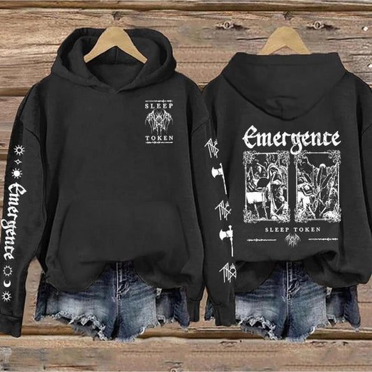 Sleep Token - EMERGENTE Print Vintage Sweatshirt - Hoodie, Gift For Fan Sleeves With Designs CI3