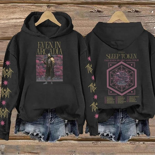 Sleep Token - EVEN IN ARCADIA Type 2 Print Vintage Sweatshirt - Hoodie, Gift For Fan Sleeves With Designss WI3