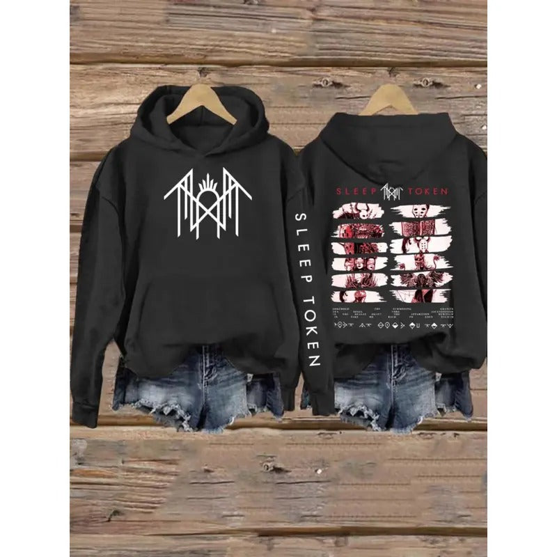 Sleep Token - New Design 2024 Print Vintage Sweatshirt - Hoodie, Gift For Fan Sleeves With Designs SLT20247