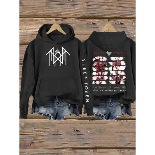 Sleep Token - New Design 2024 Print Vintage Sweatshirt - Hoodie, Gift For Fan Sleeves With Designs SLT20247