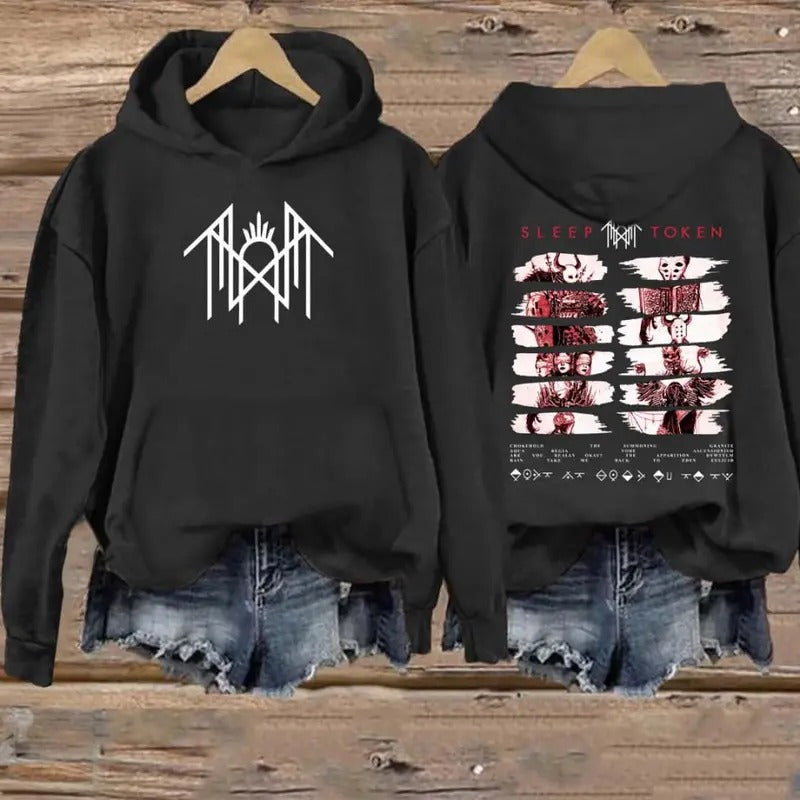 Sleep Token - New Design 2024 Print Vintage Sweatshirt - Hoodie, Gift For Fan