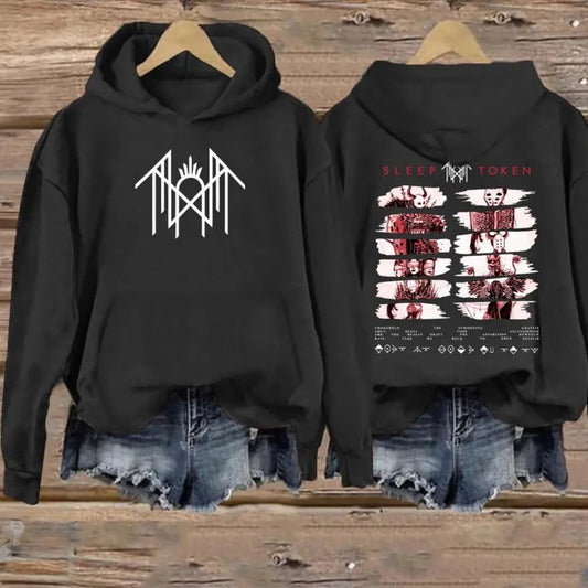 Sleep Token - New Design 2024 Print Vintage Sweatshirt - Hoodie, Gift For Fan