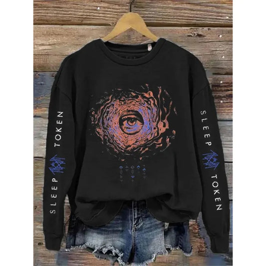 Sleep Token - Place Will Become Your Tomb Print Vintage Sweatshirt - Hoodie, Gift For Fan Sleeves With Designs