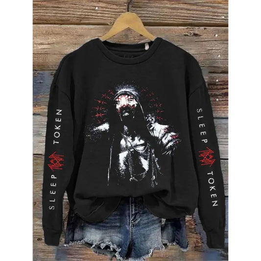 Sleep Token - Synapses Print Vintage Sweatshirt - Hoodie, Gift For Fan Sleeves With Designs