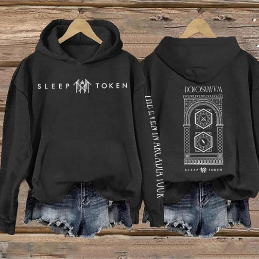 Sleep Token - THE EVEN IN ARCADIA TOUR Print Vintage Sweatshirt - Hoodie, Gift For Fan Sleeves With Designs DMG