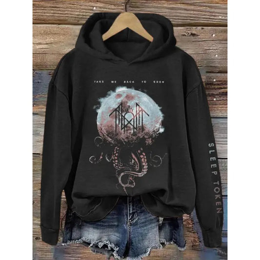 Sleep Token - Tentacle Logo Print Vintage Sweatshirt - Hoodie, Gift For Fan Sleeves With Designs SLT20253