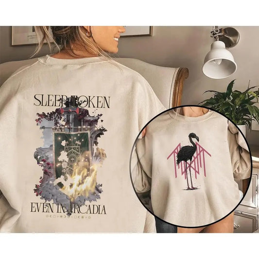 Sleep Token 2 Sides THE EVEN IN ARCADIA TOUR T-Shirt, Comfort Colors T-Shirt, Sweatshirt, Hoodie Gift For Fan Type 3 QECVN1