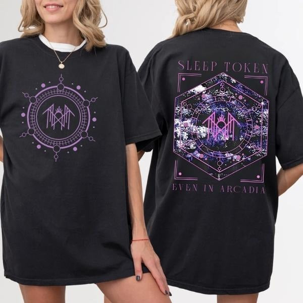 Sleep Token Even in Arcadia Album Flamingo 2 Sides T-Shirt, Sweatshirt, Hoodie, Even in Arcadia Flamingo Emblem Shirt,Perfect Gift for Rock Music Fans
