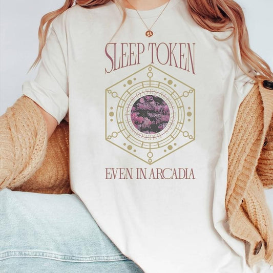 Sleep Token THE EVEN IN ARCADIA TOUR T-Shirt, Comfort Colors T-Shirt, Sweatshirt, Hoodie Gift For Fan Type 18 05JWFP