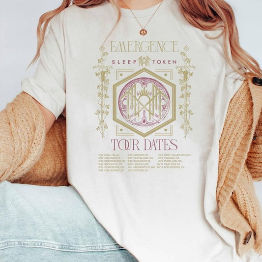 Sleep Token THE EVEN IN ARCADIA TOUR T-Shirt, Comfort Colors T-Shirt, Wash Shirt Gift For Fan Type 7 D5BNZZ