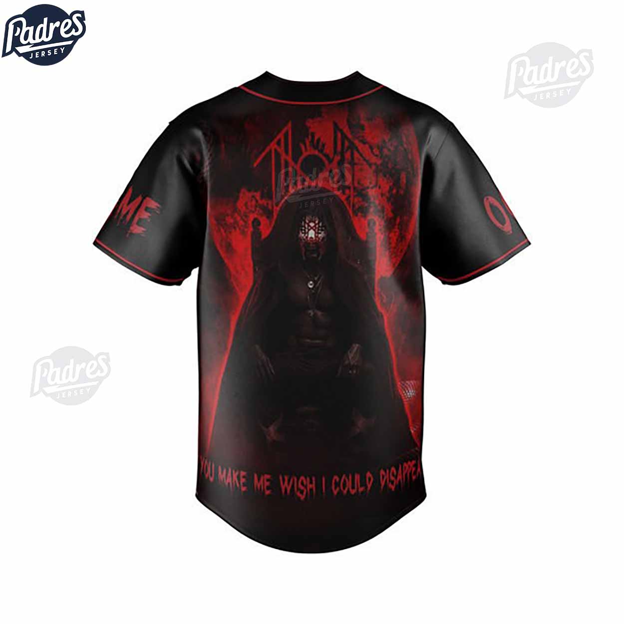 Sleep Token The Teeth Of God Tour Custom Baseball Jersey For Fans - Padres Jersey Oasis: Elevate Your Baseball Style Game