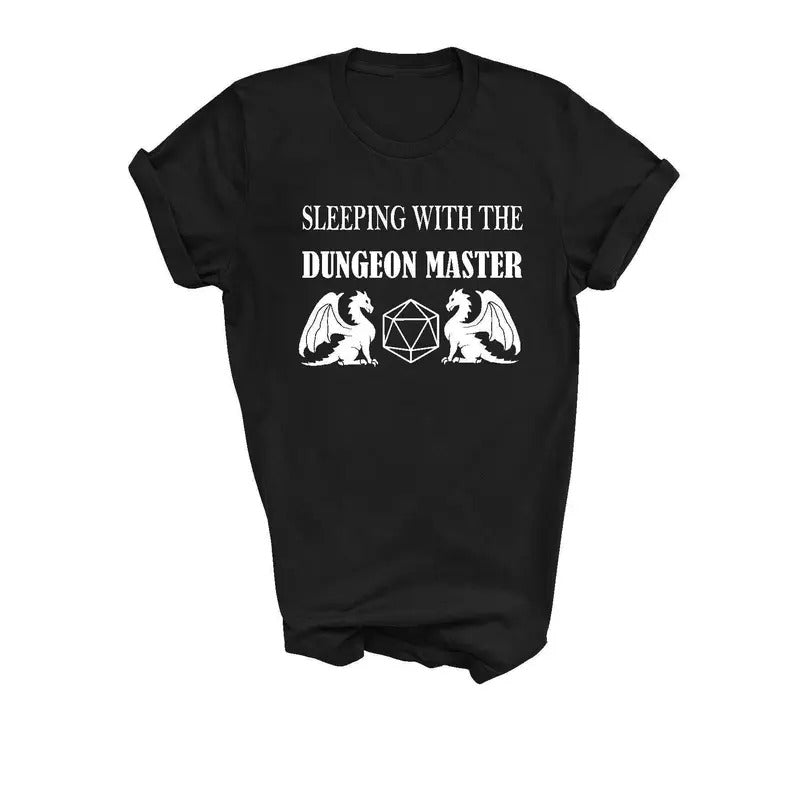 Sleeping With The Dungeon Master T-shirt Dungeons T-shirt Dragons Role Playing T-shirt Tee Sm- Xxxl  sweater and hoodie...