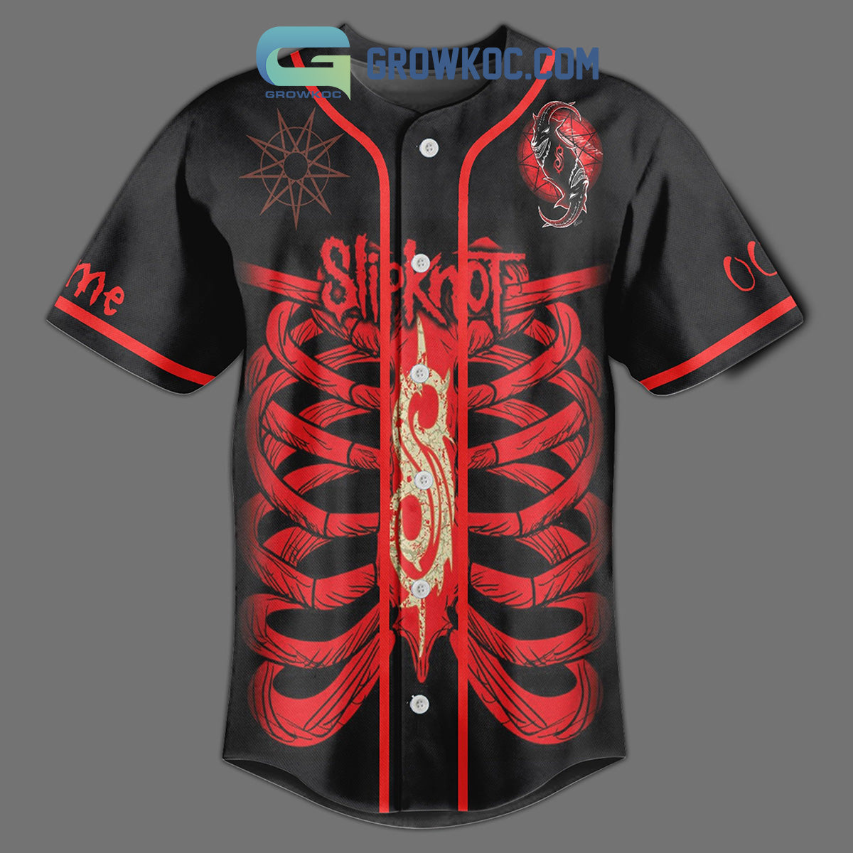 Slipknot Hold Your Breath Personalized Baseball Jersey