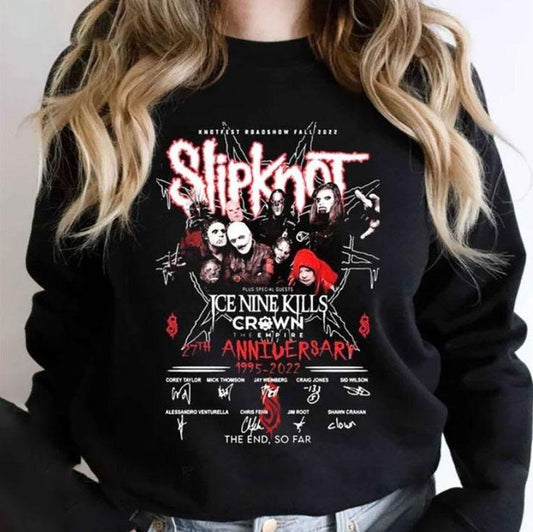 Slipknot Sweatshirt, Slipknot Tour 2022, Knotfest Roadshow 2022 Sweatshirt, Slipknot Sweatshirt,