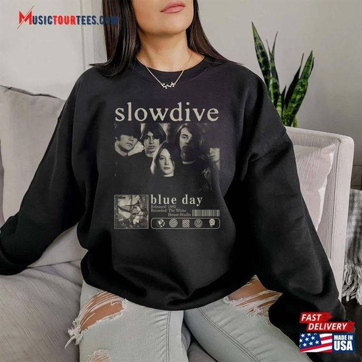 Slowdive Vintage Band Crewneck, Souvlaki Music Merch for Fans