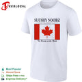 Slushy Noobz Canada flag maple leaf the beauty of the north shirt