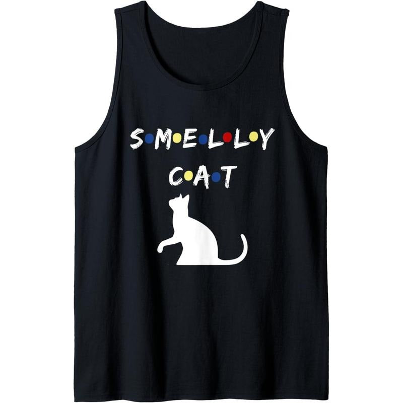 Smelly Cat Smelly Cat TV Funny Tee Men Women Cool Graphic Tank Top Made in USA
