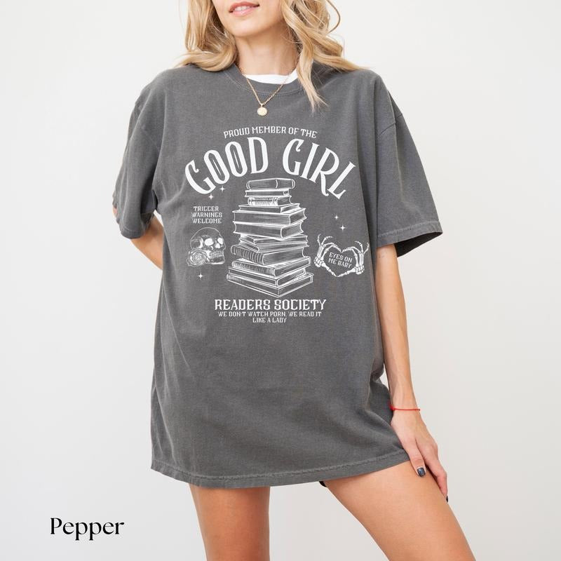 Smut T-Shirt, Good Girl Book Club Sweatshirt, Enemies To Lovers Hoodie, Dark Romance Merch, STFUATTDLAGG Tê, Thick And...