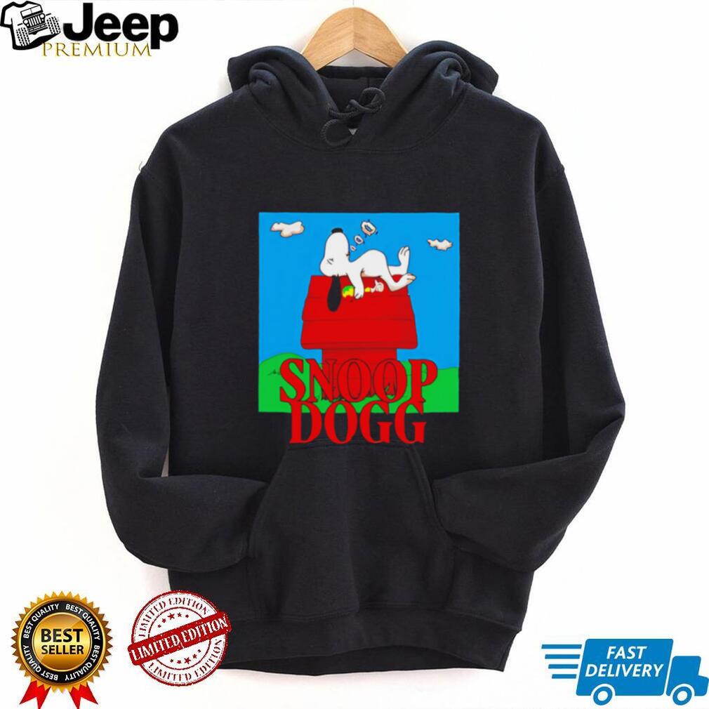 Snoop Dogg on rooftop graphic shirt