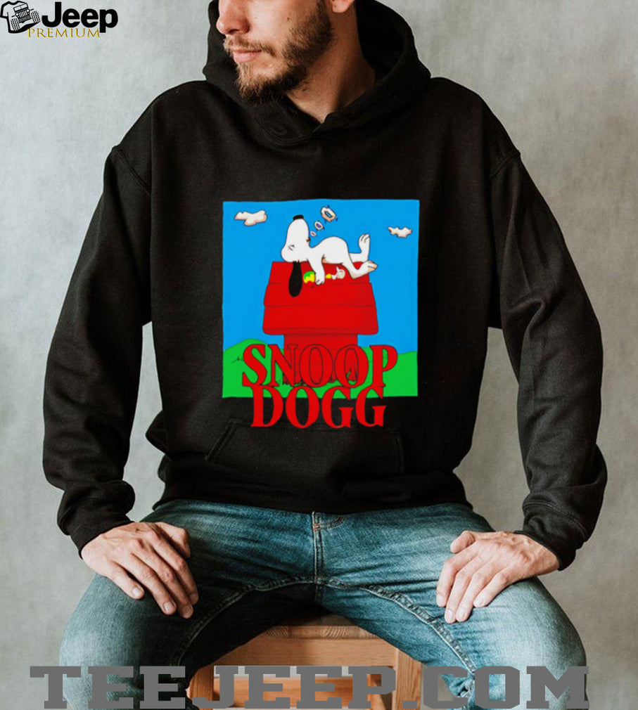 Snoop Dogg on rooftop graphic shirt