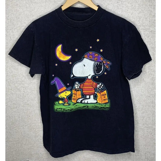 Snoopy And Woodstock Peanuts Halloween Vintage, T-Shirt For Unisex , Gift For Men , Gift For Women Top Womenswear