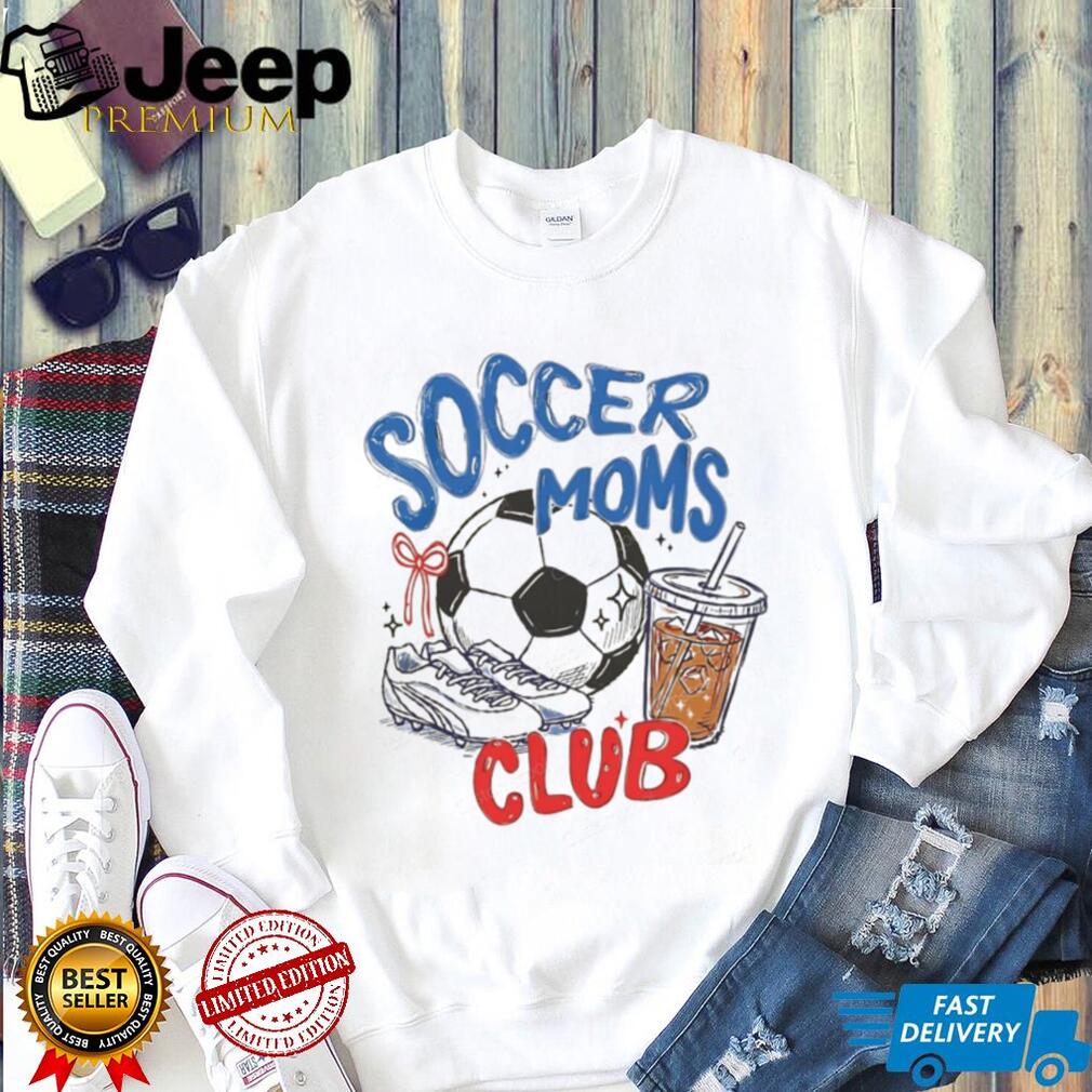 Soccer Moms Club Retro Graphic Heavyweight Comfort T Shirt