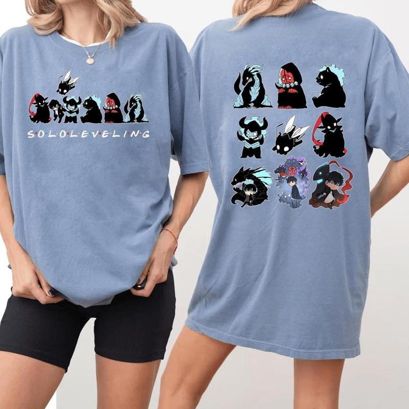 Solo Leveling Shirt, Anime Shirt, Anime Gifts for Anime Fan, Soft Touch, Feels Like a Favorite, Full Size Options, Everyone Can