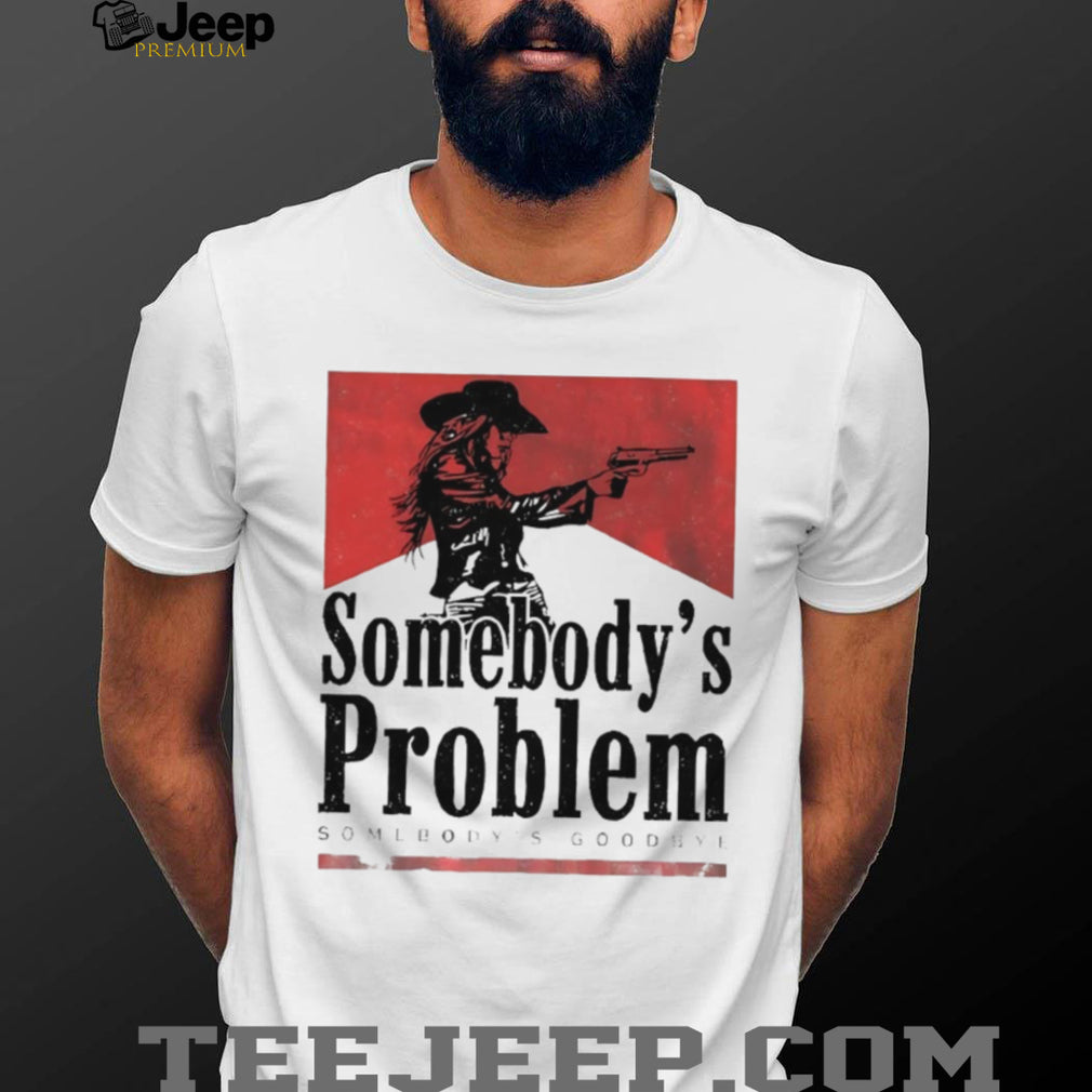 Somebody’s Problem Cowgirl Western Marlboro Style Retro Tee