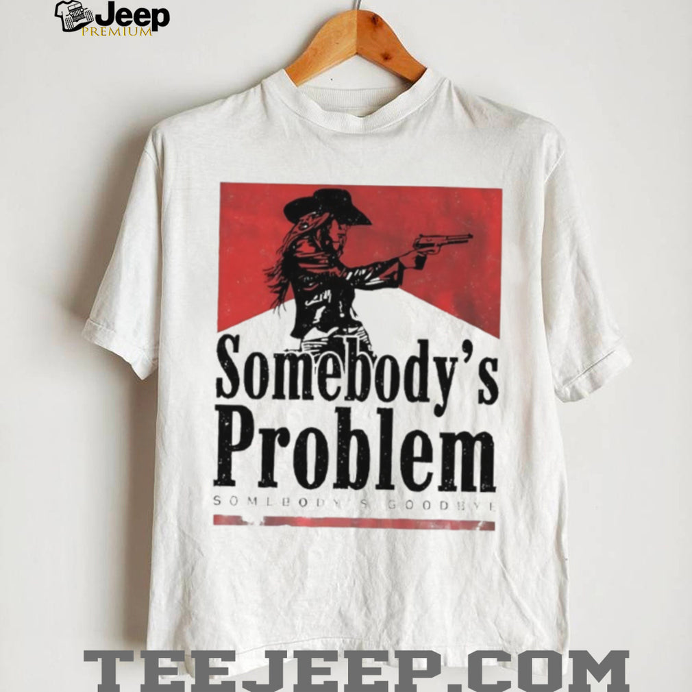 Somebody’s Problem Cowgirl Western Marlboro Style Retro Tee