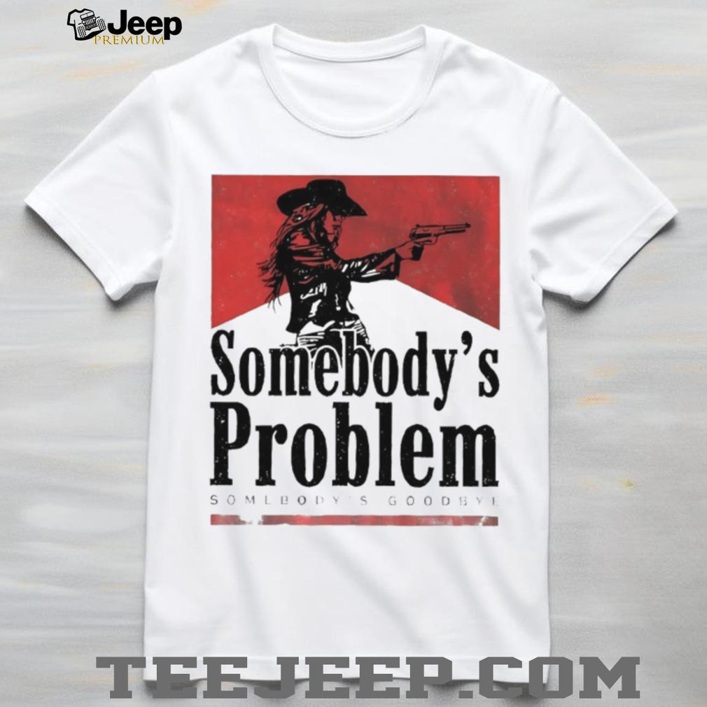 Somebody’s Problem Cowgirl Western Marlboro Style Retro Tee