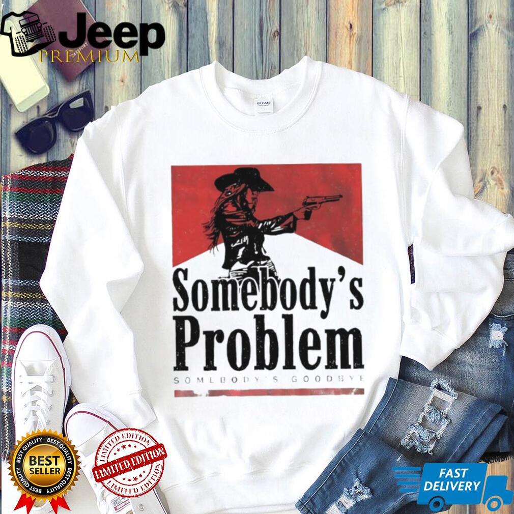 Somebody’s Problem Cowgirl Western Marlboro Style Retro Tee